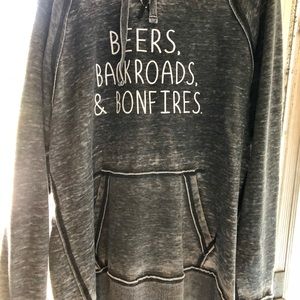 Hooded pullover sweatshirt